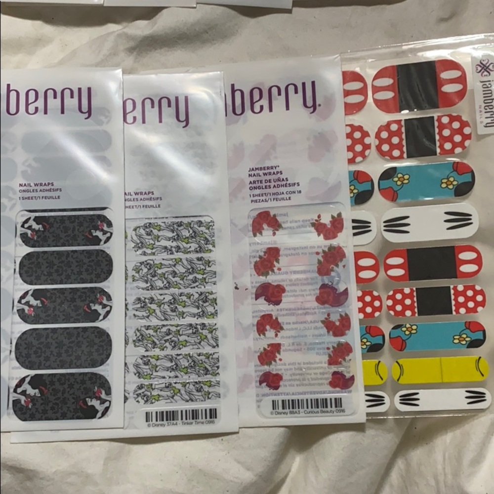 Disney Jamberry  Lot of 8. Brand new never opened